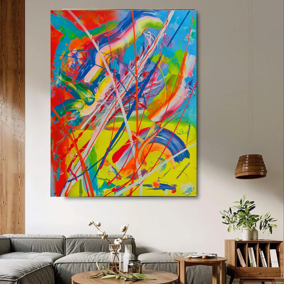 Spiral Momentum - Abstract kinetic artwork by Kim Tallberg