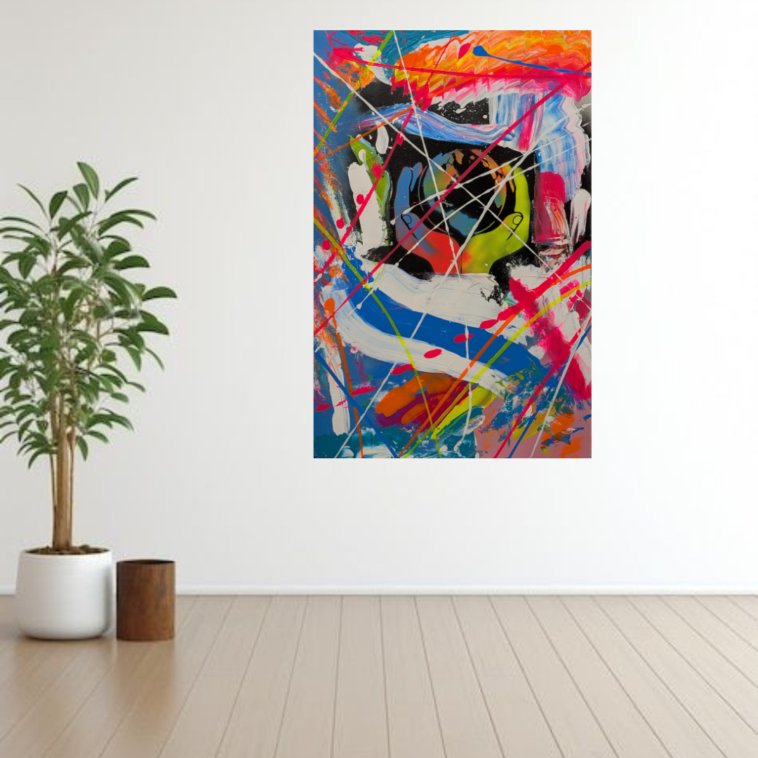 Controlled Chaos - Abstract kinetic artwork by Kim Tallberg