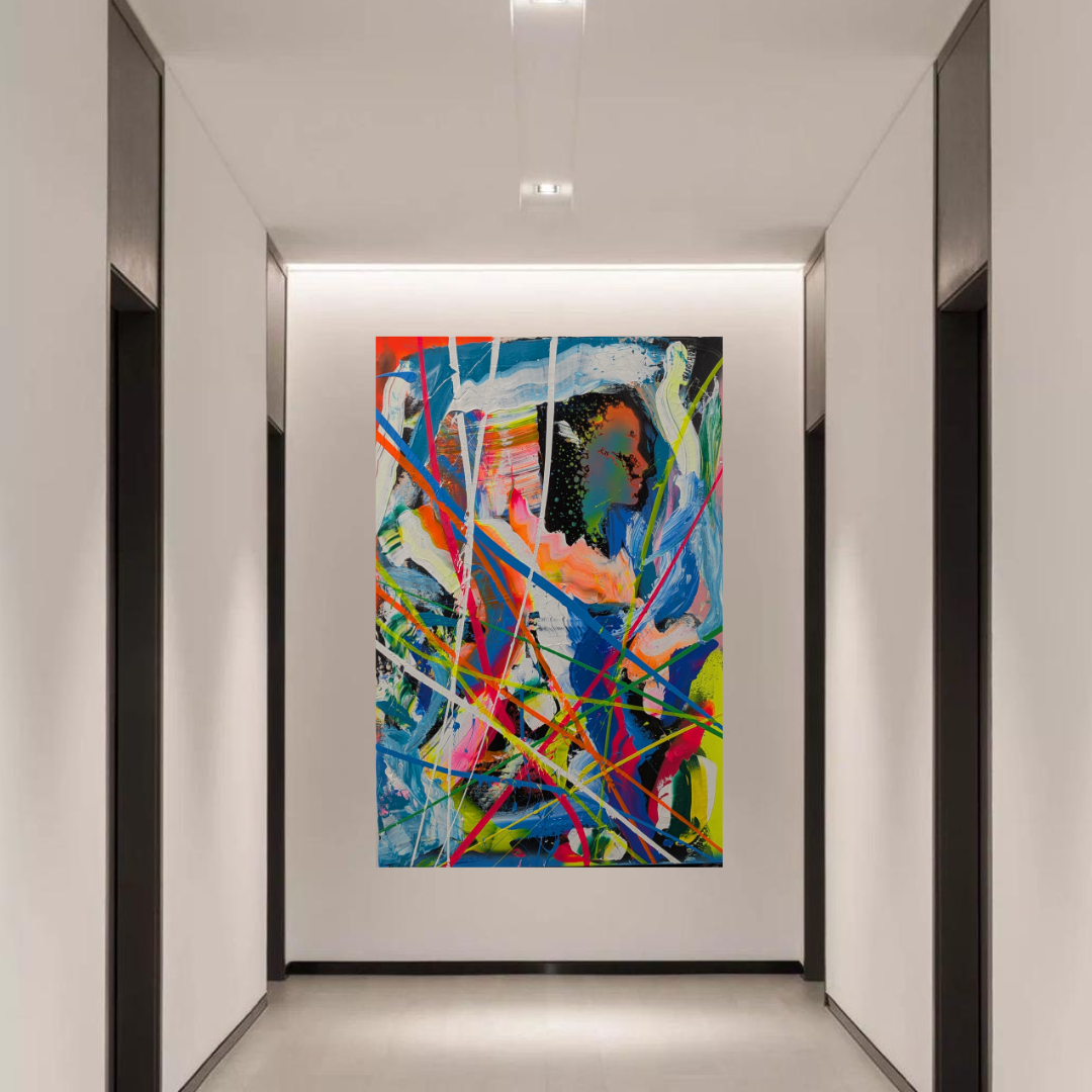 Vivid Passage - Abstract kinetic artwork by Kim Tallberg