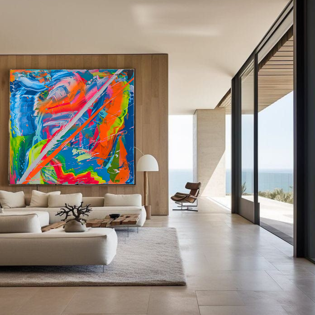 Coastal Power - Abstract kinetic artwork by Kim Tallberg