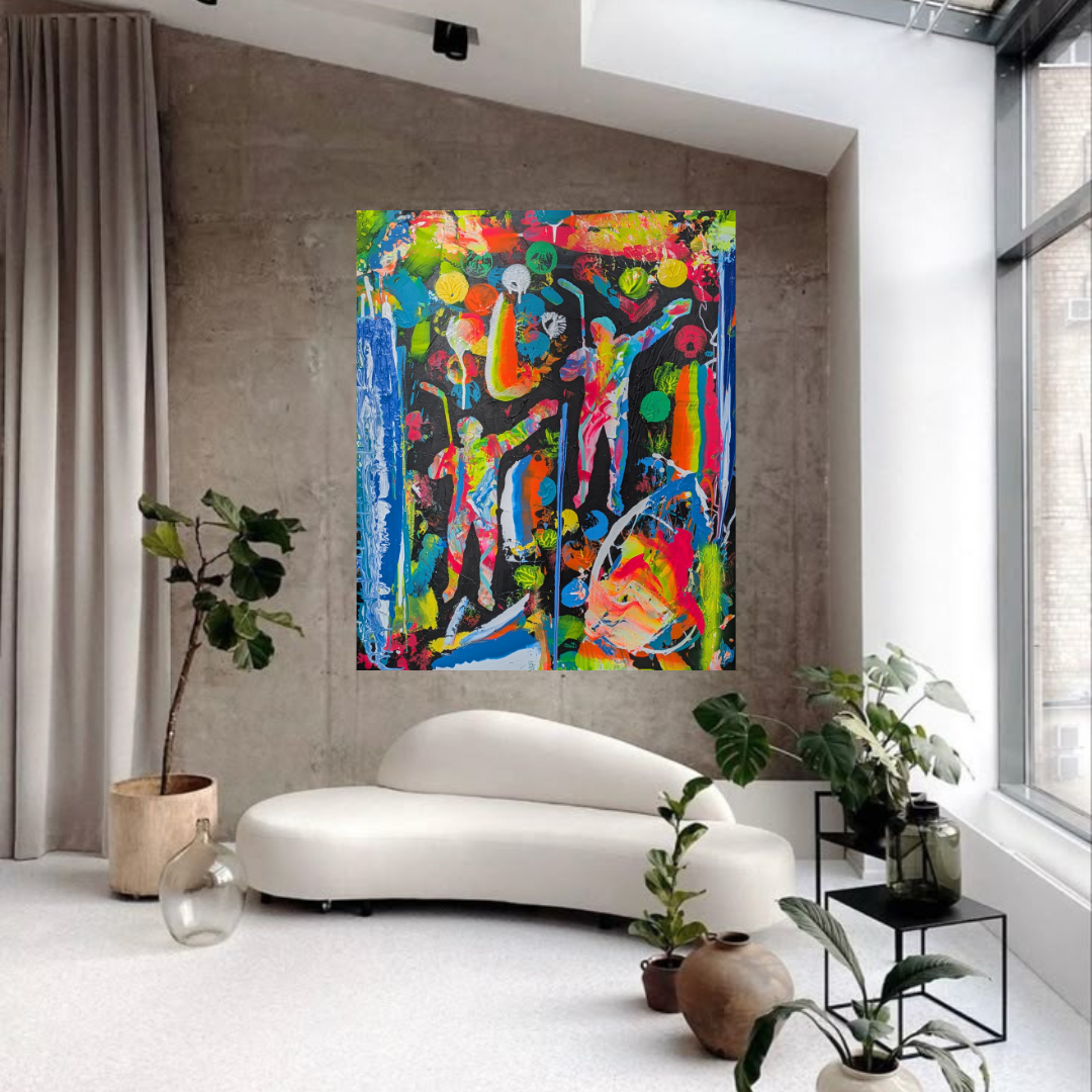 Festival - Abstract kinetic artwork by Kim Tallberg