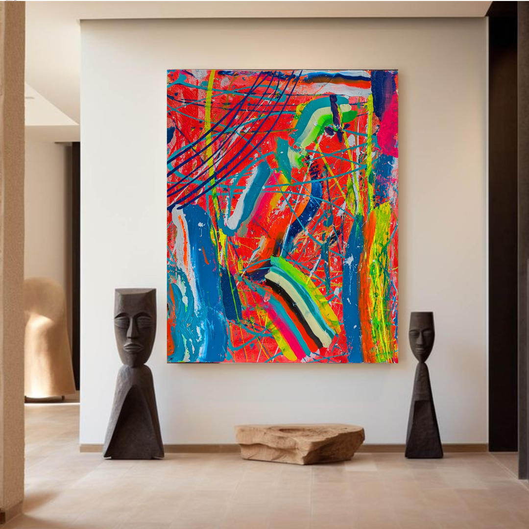 Bold Awakening - Abstract kinetic artwork by Kim Tallberg