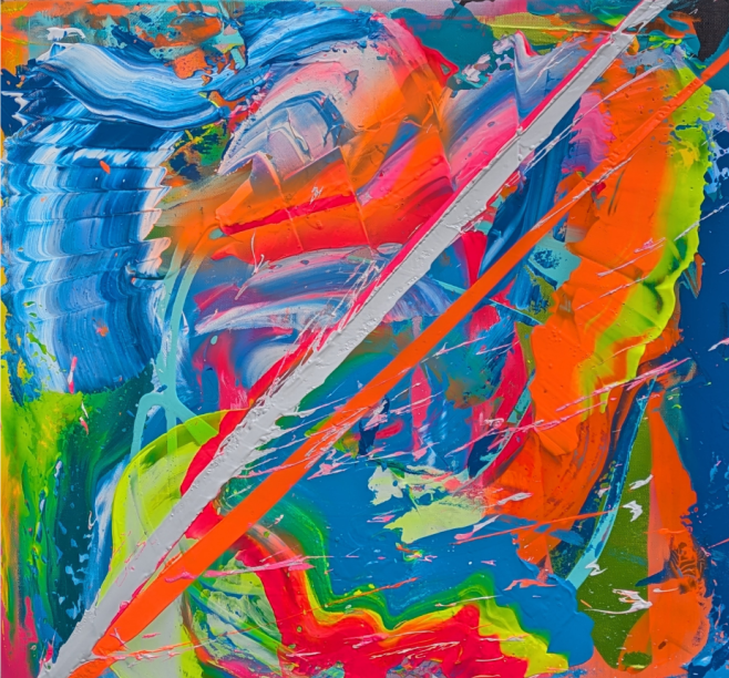 TKcombo Art - Paintings created through athletic movement